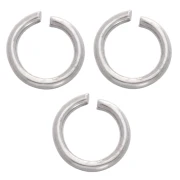 Anneaux ouverts 4x0.6 mm - Acier inoxydable 316L x100