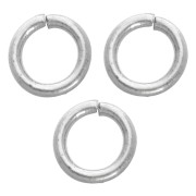 Anneaux ouverts 4x0.7 mm - Acier inoxydable 316L x100
