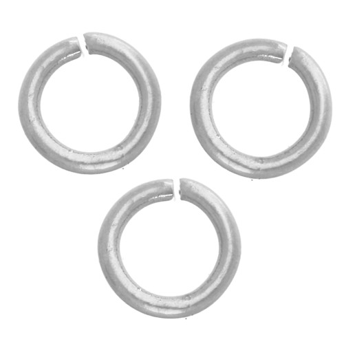 Anneaux ouverts 5x0.8 mm - Acier inoxydable 316L x100