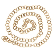 Anneaux ouverts 6x1 mm - Acier inoxydable 316L Doré x100