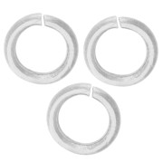Aucune - Anneaux ouverts 6x1 mm - Acier inoxydable 316L x100 Anneaux ouverts 6x1 mm - Acier inoxydable 316L x100