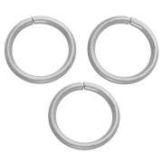Aucune - Anneaux ouverts 7x0.8 mm - Acier inoxydable 316L x100 Anneaux ouverts 7x0.8 mm - Acier inoxydable 316L x100