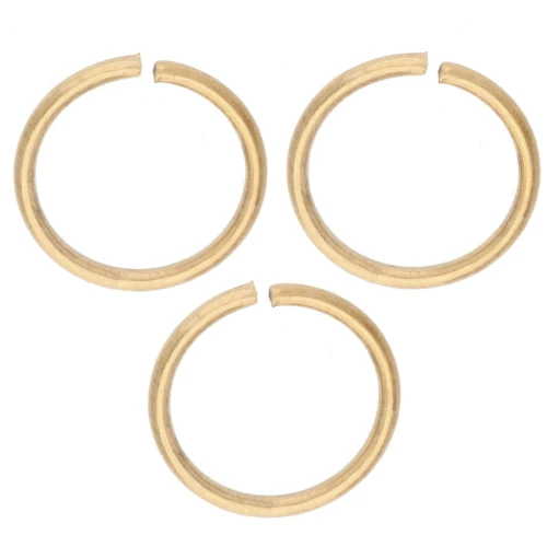 Anneaux ouverts 8x0.8 mm - Acier inoxydable 316L Doré x100