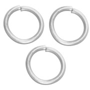Aucune - Anneaux ouverts 8x1 mm - Acier inoxydable 316L x100 Anneaux ouverts 8x1 mm - Acier inoxydable 316L x100