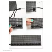 Feuille Toile Canevas Plastique à Broder et découper 26.7x34.3 cm n°7