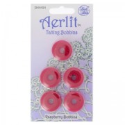 Assortiment de 5 Aerlit Tatting Bobbins Raspberry|raw }}
