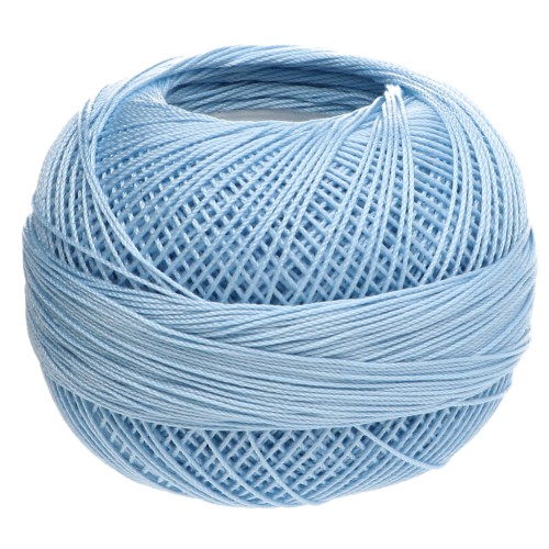 Fil de coton Lizbeth taille 20 - Baby Blue n°649 x192m