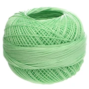 Fil de coton Lizbeth taille 20 - Lime Green Medium n°677 x192m