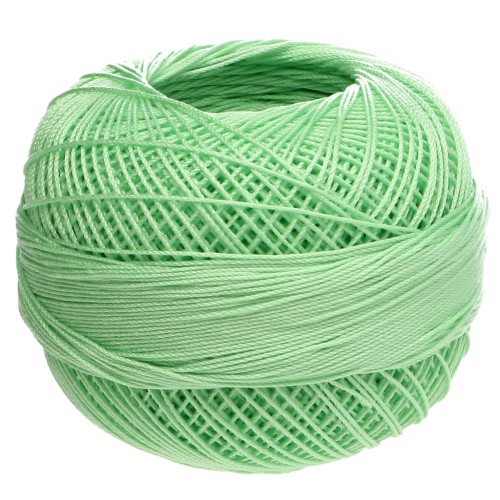 Fil de coton Lizbeth taille 20 - Lime Green Medium n°677 x192m