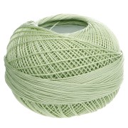 Fil de coton Lizbeth taille 20 - Pistachio Light Green n°681 x192m