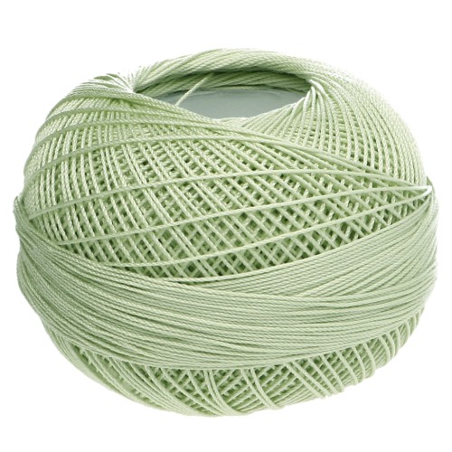 Fil de coton Lizbeth taille 20 - Pistachio Light Green n°681 x192m