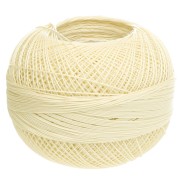 Fil de coton Lizbeth taille 40 - Golden Light Yellow n°612 x274m