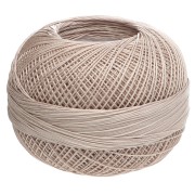Fil de coton Lizbeth taille 40 - Light Mocha Brown n°690 x274m