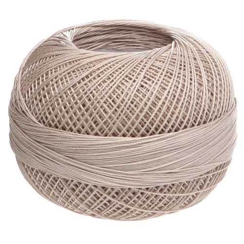 Fil de coton Lizbeth taille 40 - Light Mocha Brown n°690 x274m