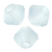 Perles toupies Preciosa - Rondelle Bead 3 mm - Silver Aquamarine AB Matt x30