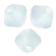 Perles toupies Preciosa - Rondelle Bead 3 mm - Silver Aquamarine AB Matt x30