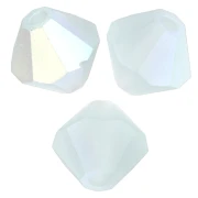 Perles toupies Preciosa - Rondelle Bead 4 mm - Silver Aquamarine AB Matt x30