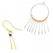 Pendentifs Paddle Pin 20 mm rhodié x10