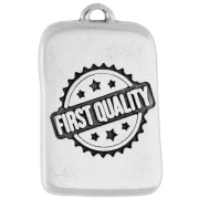 Breloque boîte de sardines 24.5x16 mm - Placage Argent fin vieilli x1