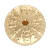 Poussoir oursin 7 mm pour lacet 5 mm - Doré à l'or fin x1|raw }}