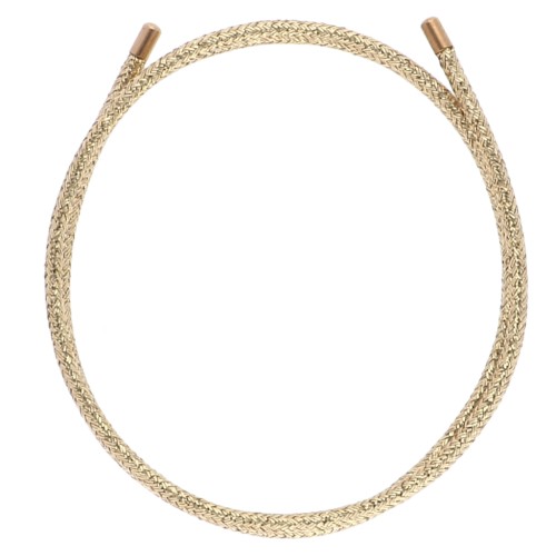 Cordon magnétique pour bracelet et collier - Acier inox 316 Doré - Doré x1