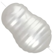 Perle baroque irrégulière 15x10 mm imitation perle d'eau douce - Blanc nacré x1|raw }}