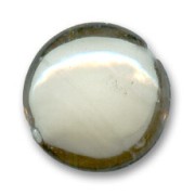 Perles bombées intérieur blanc 18 mm Black Diamond x4