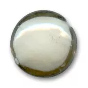 Perles bombées intérieur blanc 18 mm Black Diamond x4