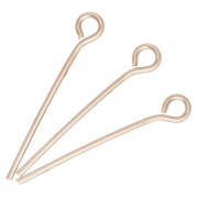 Clous tête ronde 19x0.7 mm - Plaqué or 3 microns x6|raw }}