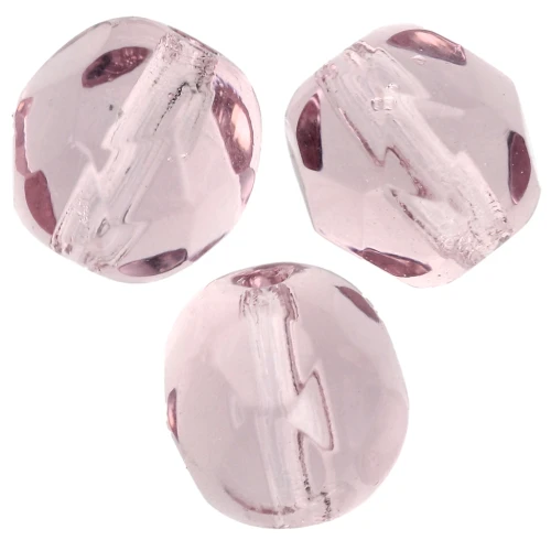 Facettes 6 mm Light Amethyst x25