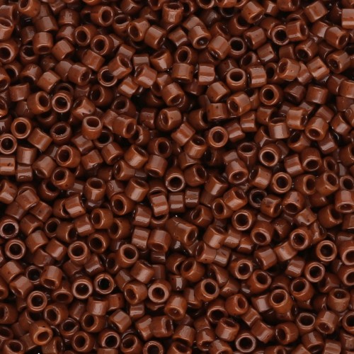 Miyuki Delica Duracoat 11/0 DB2142 - Opaque Cognac paquet de 100g