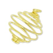 Cage à perle pendentif 12 mm doré x1|raw }}