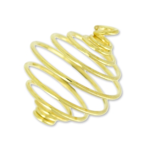 Cage à perle pendentif 12 mm doré x1