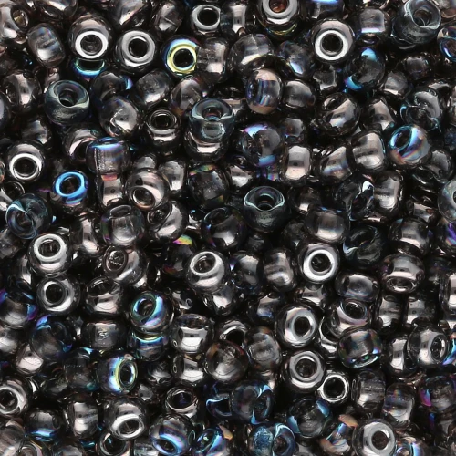 Rocaille Miyuki 8/0 55024 - Crystal Graphite Rainbow x8g