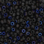 Rocaille Miyuki 8/0 55042 - Black Azuro Mat x8g|raw }}
