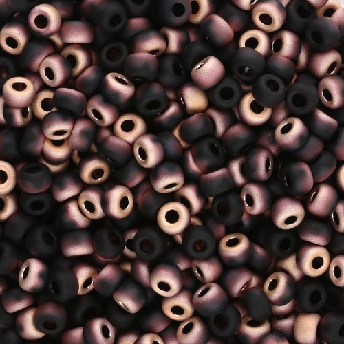 Rocaille Miyuki 8/0 55045 - Black Capri Rose Mat x8g
