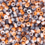 Rocaille Miyuki 8/0 55058 - Opaque White Funky Copper x8g|raw }}