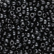 Rocaille Miyuki 8/0 55096 - Black Vacuum Hematite Full x8g