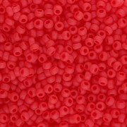 Rocaille Miyuki 11/0 140F - Transparent Light Red Mat x8g