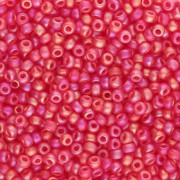 Rocaille Miyuki 11/0 140FR - Transparent Light Red AB Mat x8g