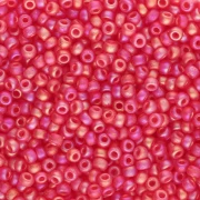 Rocaille Miyuki 11/0 140FR - Transparent Light Red AB Mat x8g