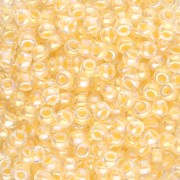 Rocaille Miyuki 8/0 273 - Light Yellow Lined Crystal AB x8g
