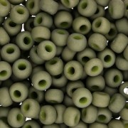 Rocaille Miyuki 6/0 2318 - Opaque Olive Mat x8g|raw }}