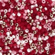 Blanc - Mix de rocailles Miyuki 11/0 - Love Sprinkles x8g Mix de rocailles Miyuki 11/0 - Love Sprinkles x8g