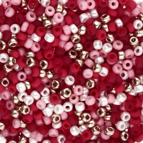 Mix de rocailles Miyuki 11/0 - Love Sprinkles x8g