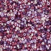 Mix de rocailles Miyuki 15/0 - Dreamy Purple x5g