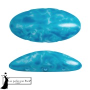 Athos 3D 3 trous® par Puca® 20x10 mm - Mishmash Turquoise x1