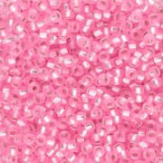 Rocaille Miyuki 11/0 22 - Dyed Silver Lined Carnation Pink x8g