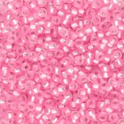 Rocaille Miyuki 11/0 22 - Dyed Silver Lined Carnation Pink x8g