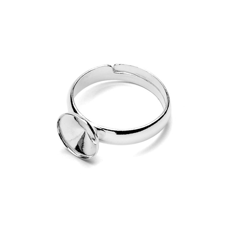 Bague Réglable Argent 925 Motif Infini Chimie ADN - Bijou Scientifique Original, Idée Cadeau Femme